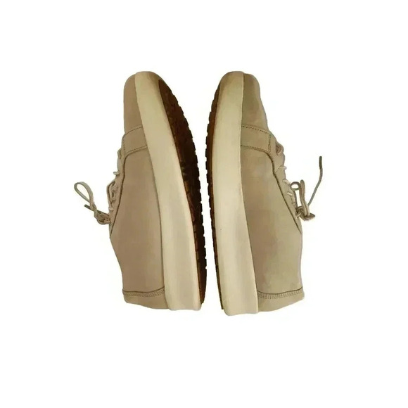 Timberland Womens Berlin Park Oxford Shoes Beige Leather Lace Up Round Toe 10 - Picture 4 of 12